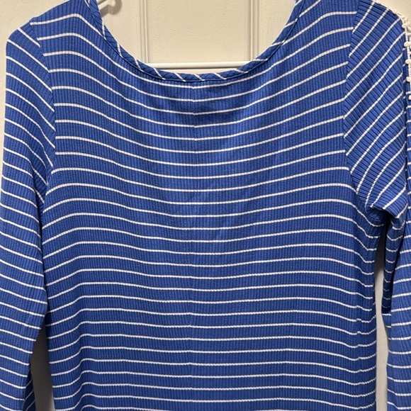 Lilly Pulitzer Marlowe Knit Striped Dress Blue White Pre Owned size small - Picture 7 of 9